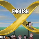 Phineas and Ferb infinity slide | ENGLISH; LUNCH | image tagged in phineas and ferb infinity slide,phineas and ferb,school,english,oh wow are you actually reading these tags | made w/ Imgflip meme maker