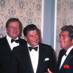 Bob Hope, John Wayne, Ronald Reagan, Dean Martin, Frank Sinatra