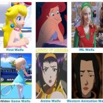 waifu chart meme | image tagged in waifus by type,waifu,princess,elf,anime,female logic | made w/ Imgflip meme maker