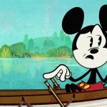 Mickey Mouse confused GIF Template