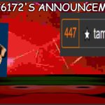 Tami6172's announcement