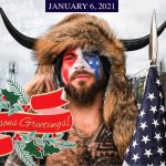 Treasons Greetings January 6 Capitol Riot QAnon Shaman Capitol G