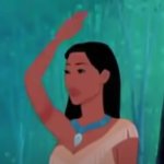 Pocahontas waving