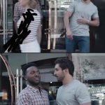 Censored black man