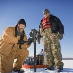 ice fishing