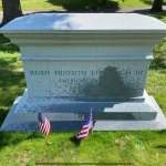 Rush Limbaugh grave pissed on, JPP