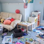 Messy kids room