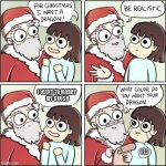 For Christmas I Want a Dragon | I WANT TO MARRY 
MY CRUSH; RED | image tagged in for christmas i want a dragon,funny memes,memes,crush,santa | made w/ Imgflip meme maker