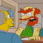 Simpsons - Groundskeeper Willie - scottish guy - yelling