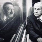 Netanyahu Hitler Train Mirror