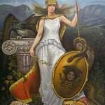 Athena Minerva Roman Goddess Wisdom Justice Victory Strategy