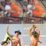 RDJ vs Chris Hemsworth on Vacation