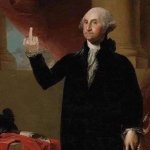 Annoyed George Washington