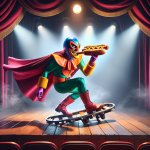 Supervillain Hot Doggin'