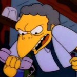 SIMPSONS, MOE YELLING INTO THE PHONE, ANGRY MOE