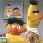 ERNIE READS A LETTER, BERT LEAVES THE ROOM