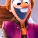 anna with olaf's face