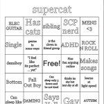 Supercat bingo template