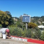 Curb Number Painting HOA