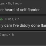 Self flander meme