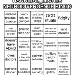 Hannibal_Lecher neurodivergence bingo meme