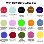 Why do you follow me meme