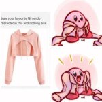 Wholesome Kirby Sweater template