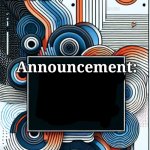 my announcement