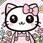 hello kitty but AI