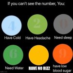 Do you have rizz??? | HAVE NO RIZZ | image tagged in can't see the number | made w/ Imgflip meme maker
