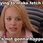 stop trying to make fetch happen template
