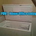 Freezing home office | POV:   Home-Office today | image tagged in freezer,cold,home office,freezing,work | made w/ Imgflip meme maker