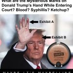 What are the Mysterious Marks on Donald Trumps Hand Meme