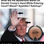 What are the Mysterious Marks on Donald Trump's Hand Meme