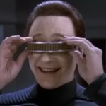 Star Trek Data with visor meme