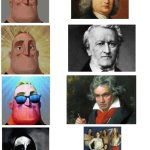 A Look at German Music through the ages | image tagged in mr incredible canny then suddenly uncanny | made w/ Imgflip meme maker