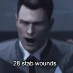 28 stab wounds GIF Template
