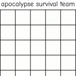 my zombie apocalypse survival team