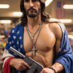 American Jesus meme