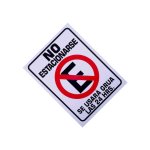 No E estacionarse se usará grua