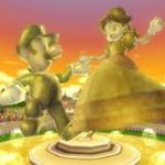 Luigi & Daisy Statue meme