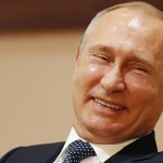 Laughing Putin