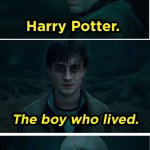 the boy who lived
