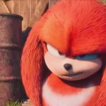 Knuckles pretended he was listening template