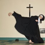 Nun Karate Catholic Cross