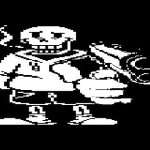 underswap papyrus with a gun template