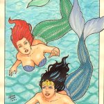 ariel meets wonder woman