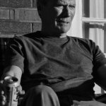 Clint Eastwood on the porch