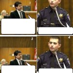 Cop on the witness stand