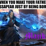 First Stonk Meme. Please make this grow pleaseee | WHEN YOU MAKE YOUR FATHER DISSAPEAR JUST BY BEING BORN: | image tagged in magic stonks man | made w/ Imgflip meme maker